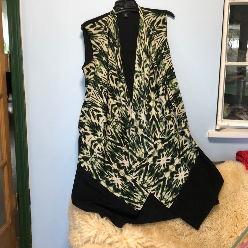 Boutique black dress with accent, XL,